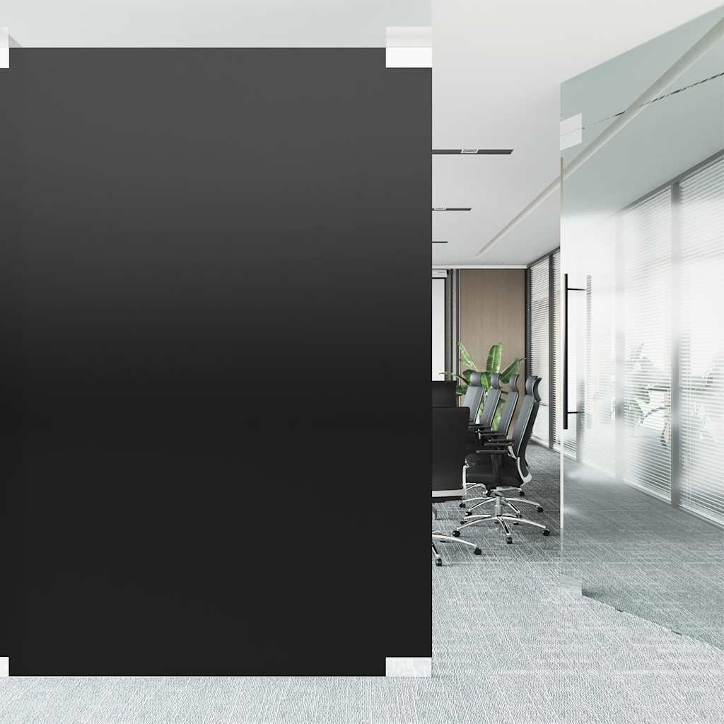 Window Films 3 pcs Static Frosted Black PVC